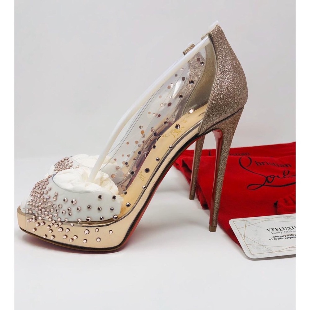 ❗️SOLD OUT❗️Christian Louboutin Very Strass Heels - Picture 1 of 8